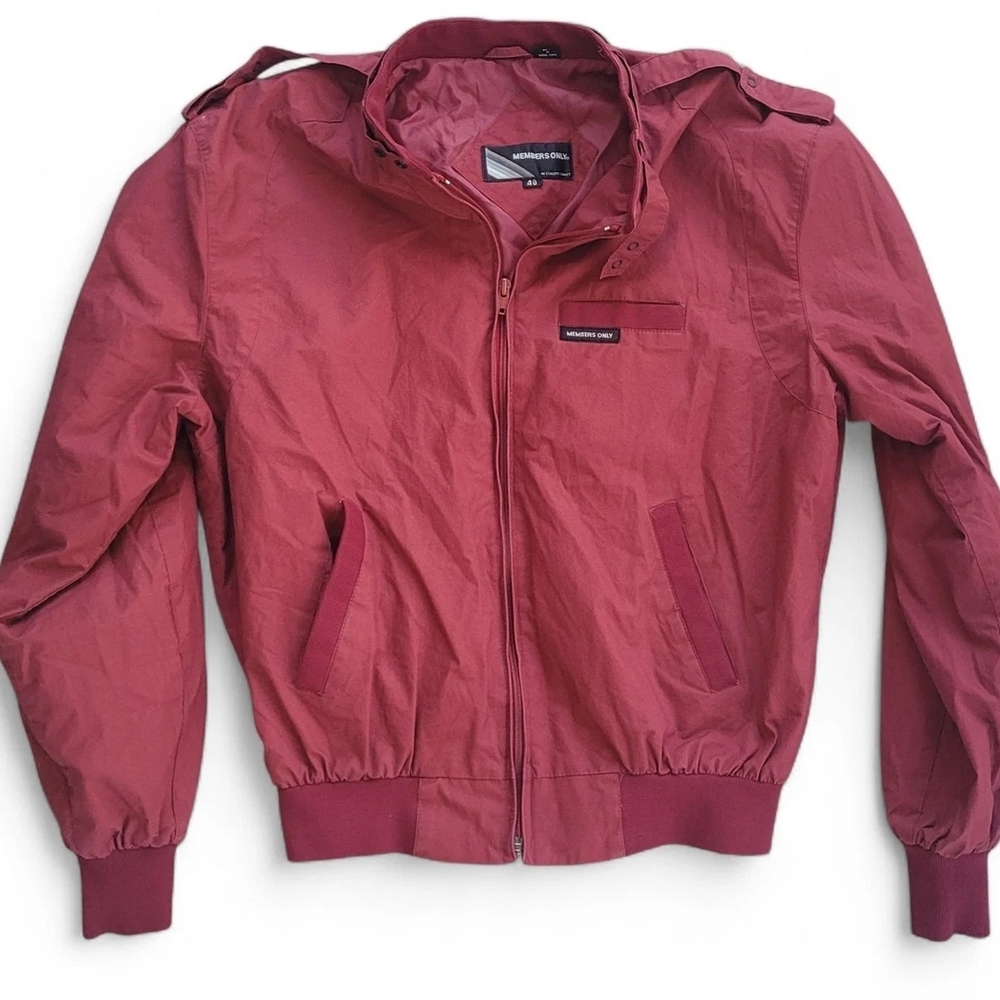 Members Only Bold Red Jacket